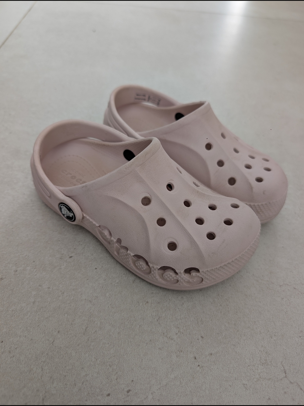 CROCS Kids Classic Clog in Pale Pink